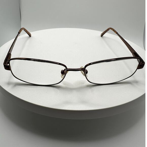 COACH "Wendy" Shiny Tan Copper Eyeglass Frame (129) 135 - Picture 6 of 11